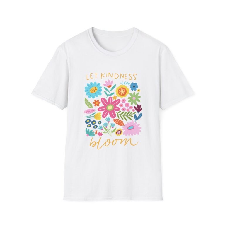 Let Kindness Bloom Womens Graphic Tee