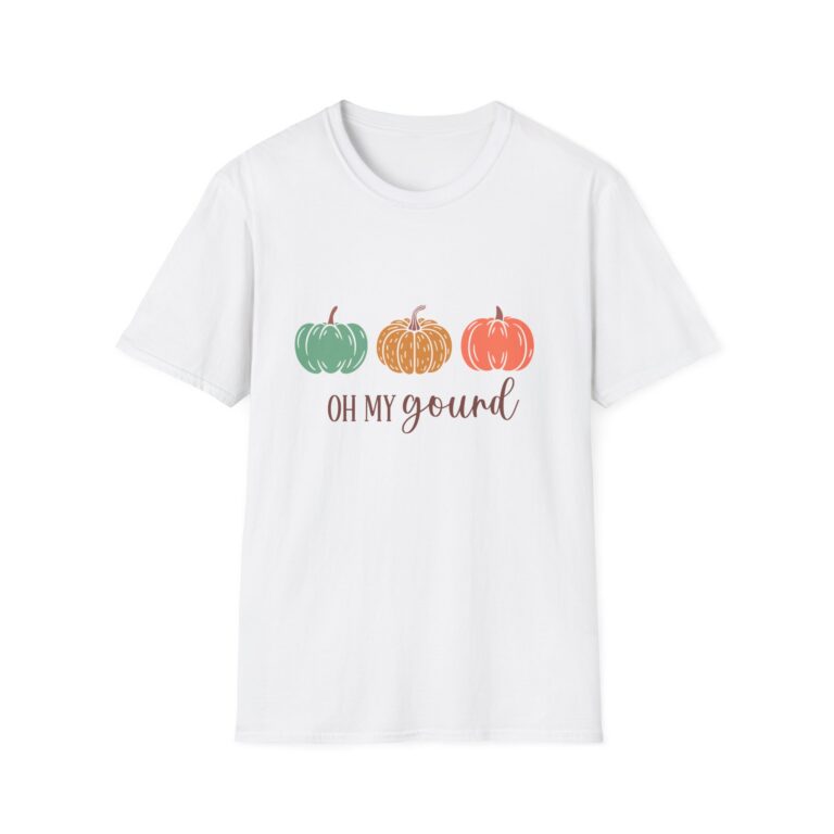 Oh My Gourd Pumpkin Womens Graphic Tee Shirt