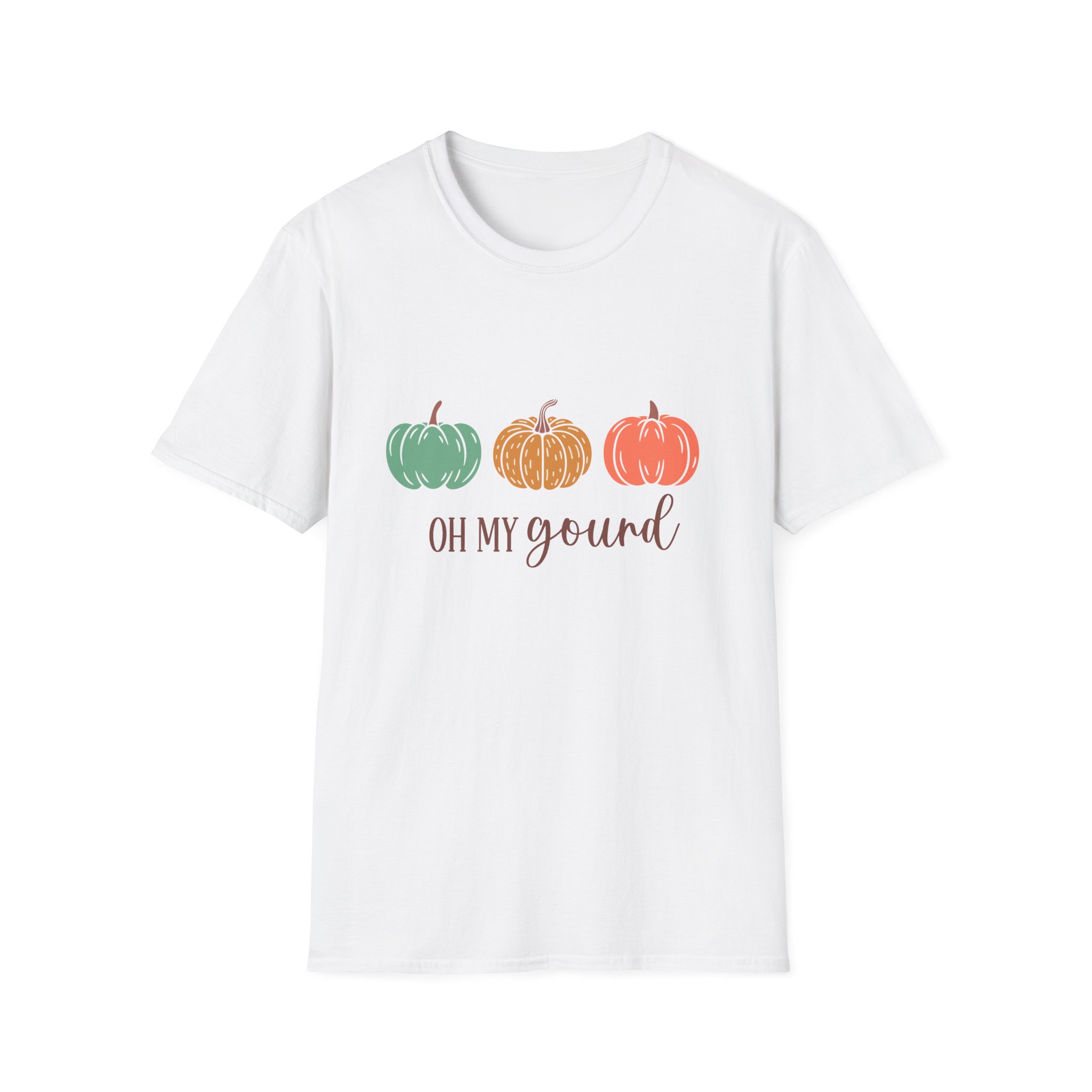 Oh My Gourd Pumpkin Womens Graphic Tee Shirt 1 Oh My Gourd Pumpkin Womens Graphic Tee Shirt