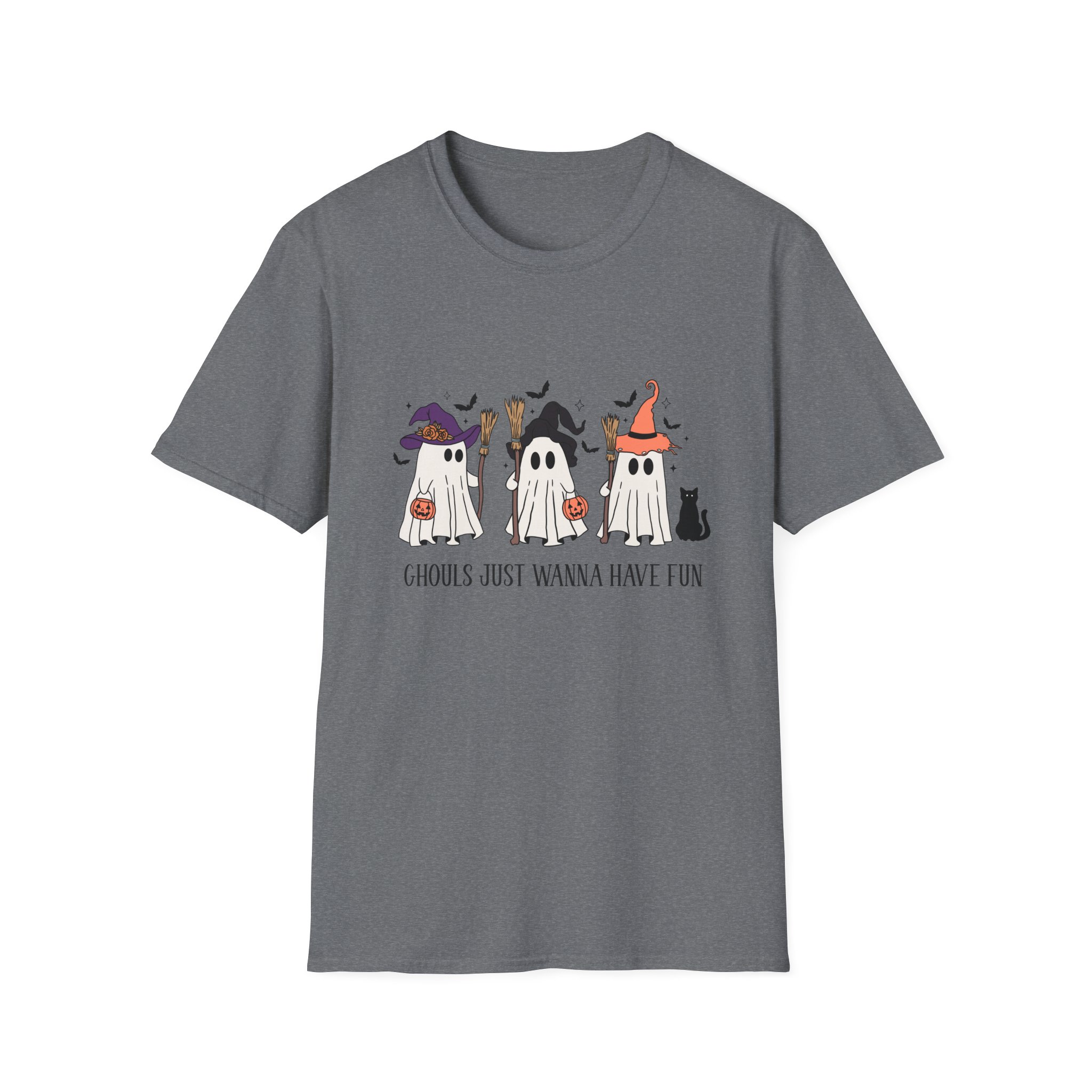 Ghouls Just Want to Have Fun Halloween Ghost Womens Graphic Tee Shirt 7 Ghouls Just Want to Have Fun Halloween Ghost Womens Graphic Tee Shirt - Image 7