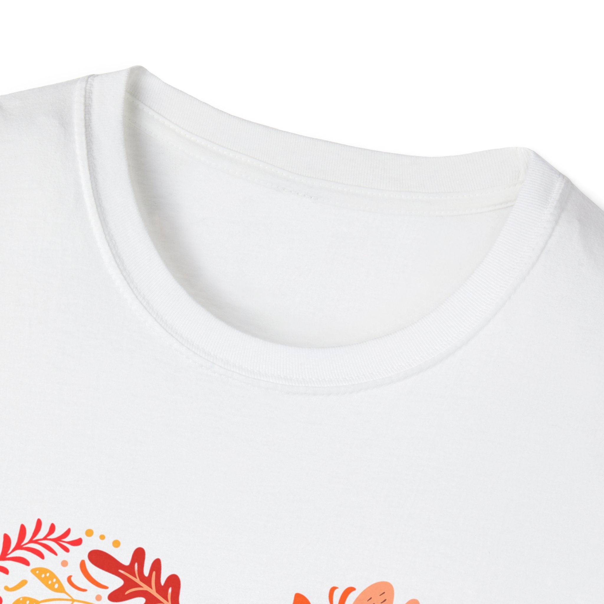 Floral Pumpkin Heart Unisex T-Shirt - Cozy Gift for Nature Lovers 3 Floral Pumpkin Heart Unisex T-Shirt - Cozy Gift for Nature Lovers - Image 3