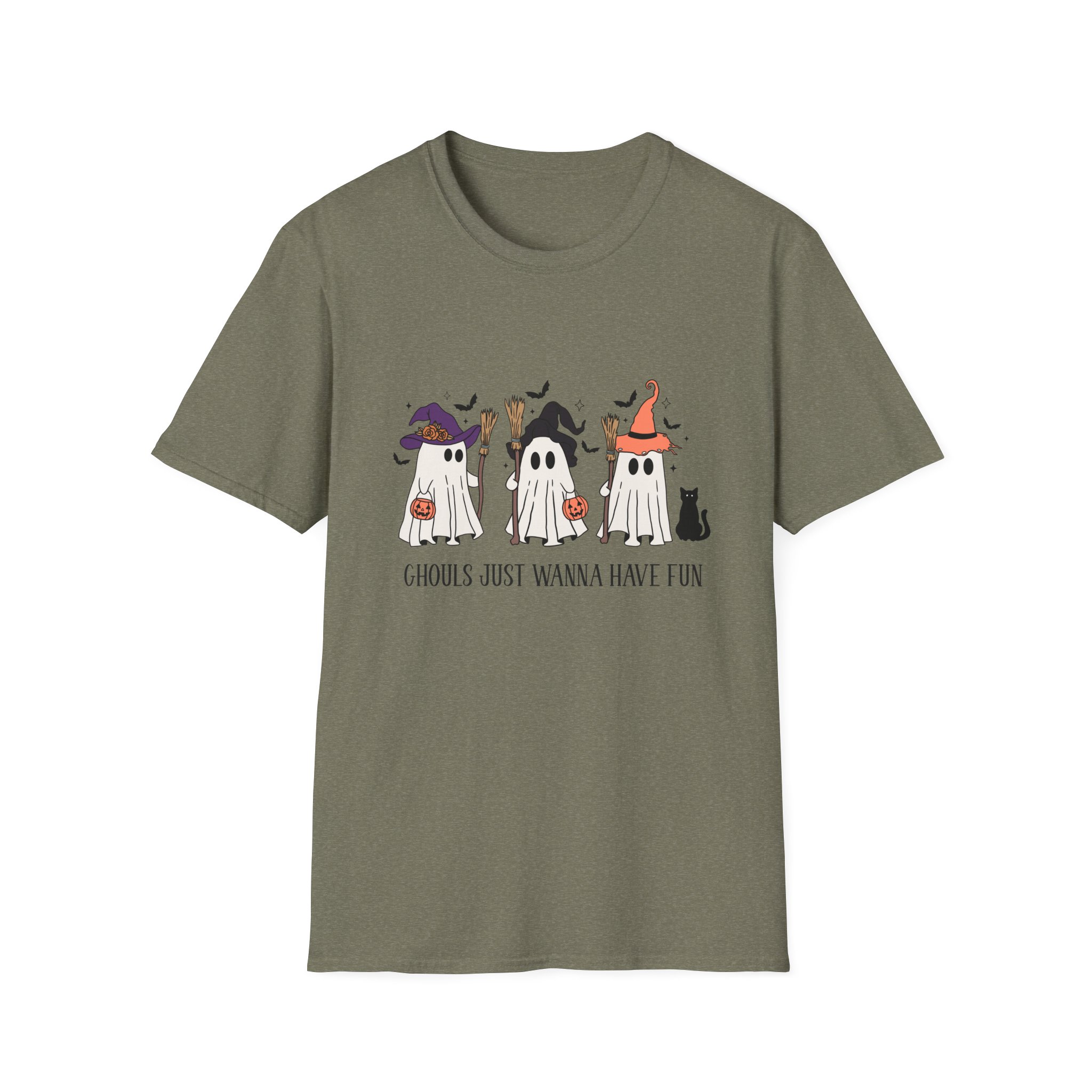 Ghouls Just Want to Have Fun Halloween Ghost Womens Graphic Tee Shirt 6 Ghouls Just Want to Have Fun Halloween Ghost Womens Graphic Tee Shirt - Image 6