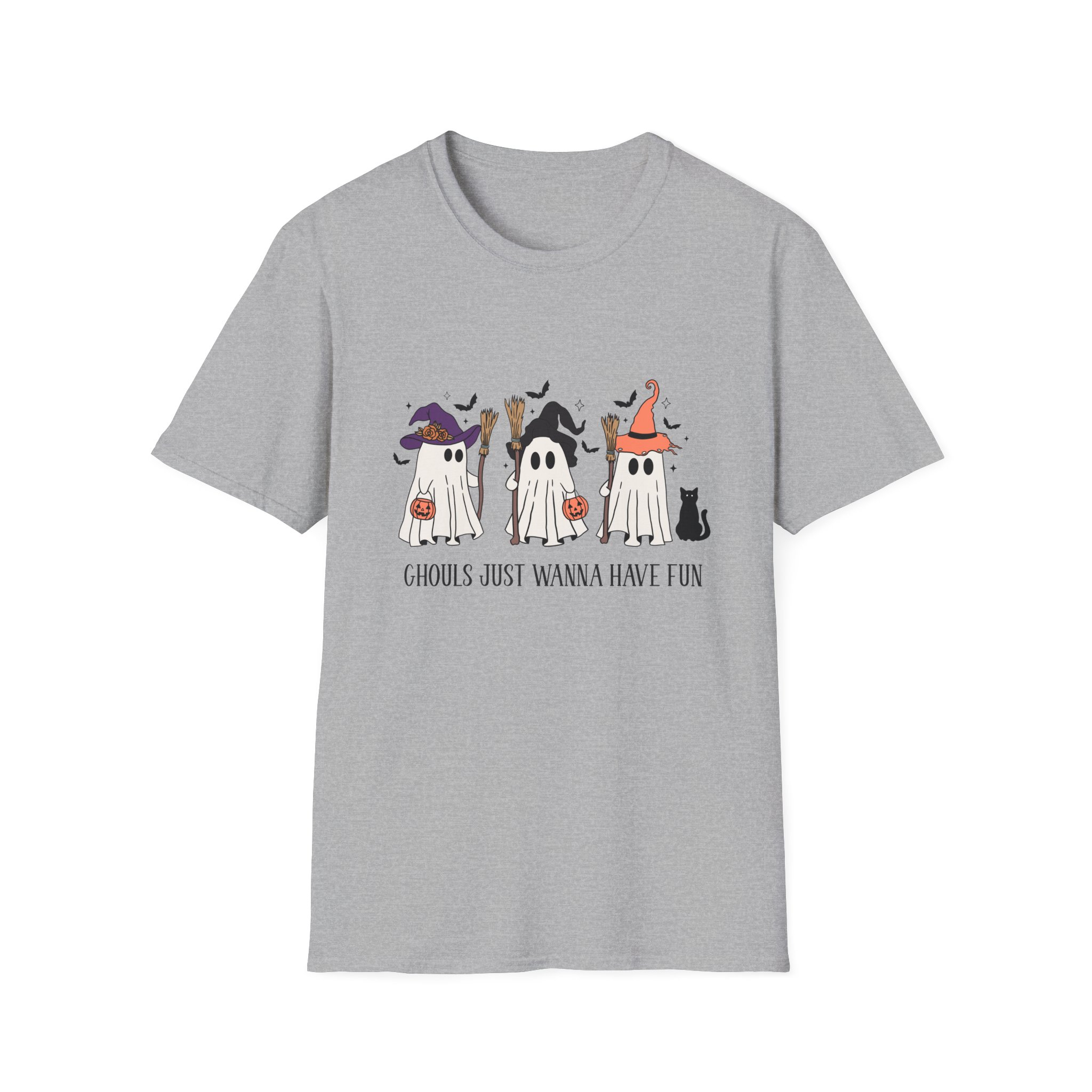 Ghouls Just Want to Have Fun Halloween Ghost Womens Graphic Tee Shirt 5 Ghouls Just Want to Have Fun Halloween Ghost Womens Graphic Tee Shirt - Image 5