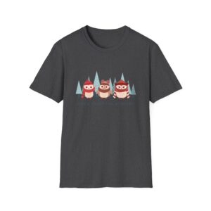 Hoos Ready for Winter Owl Womens Graphic Tee Shirt