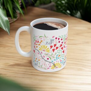 Do More of What Makes You Happy Floral Inspirational Mug