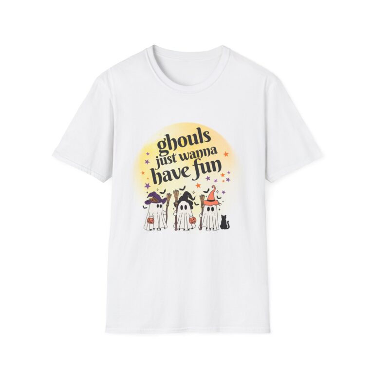 Halloween Ghosts T-Shirt — “Ghouls Just Wanna Have Fun” Cute Costume Tee